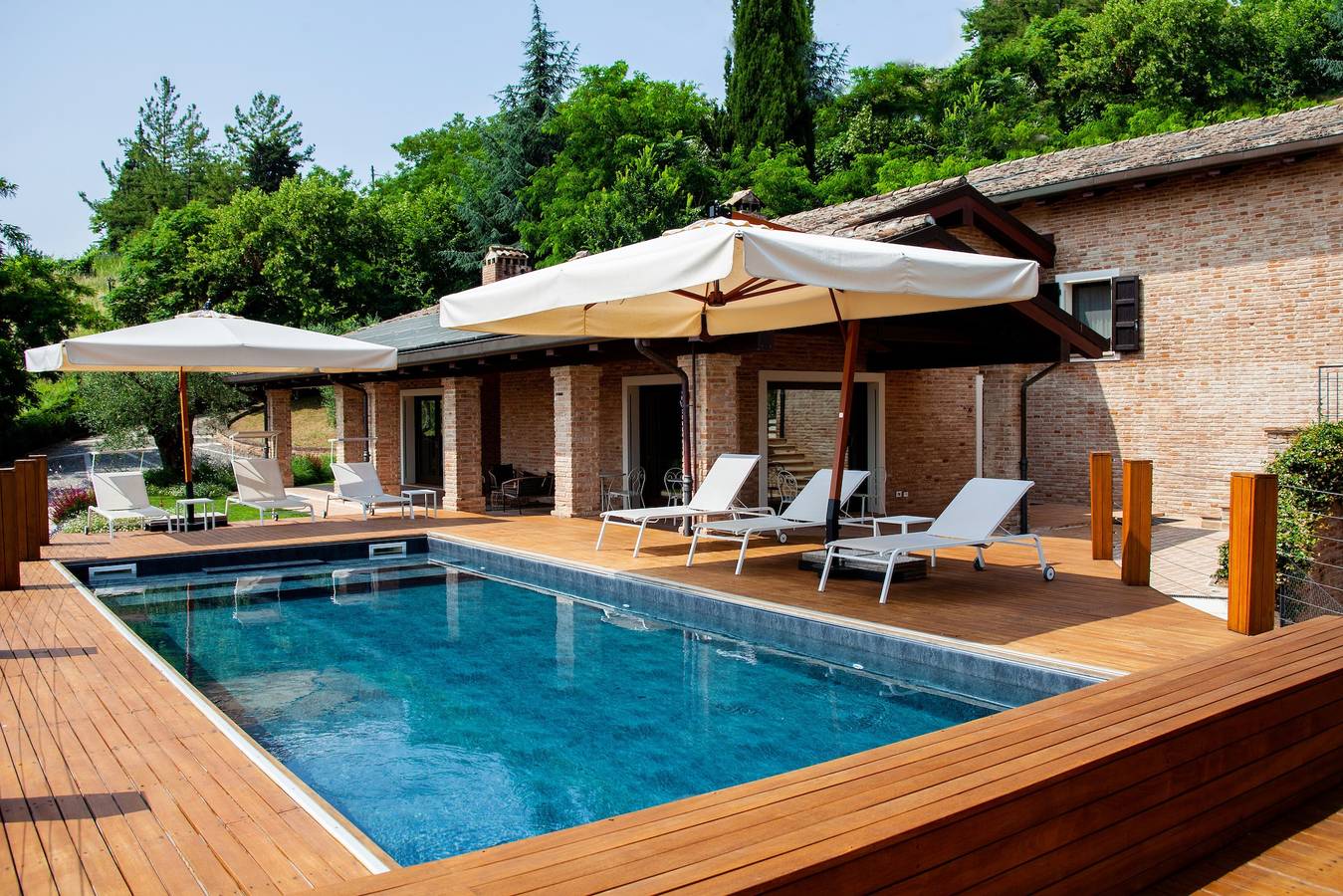 Zimmer 'Resort Villa Paola - Falco' mit Meerblick, Wlan und Klimaanlage in Longiano, Forlì-Cesena Provinz