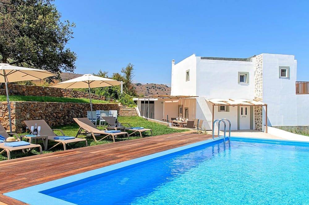 Georgioupolis Blaue Villa Privater Pool in Georgioupoli, Chania und Umgebung