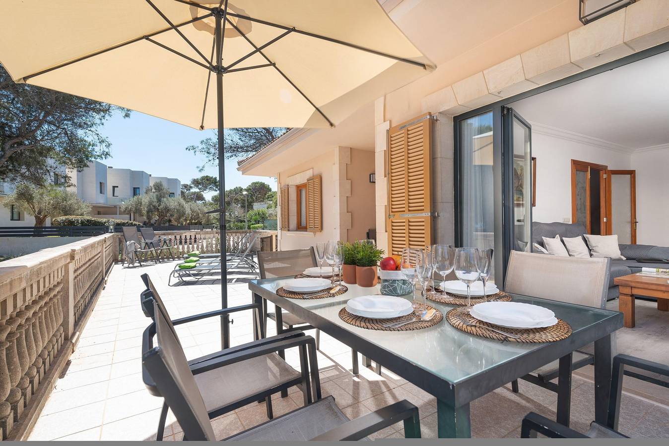Ferienhaus für 8 Personen mit Garten in Playa de Muro, Muro