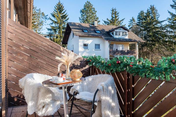 Hel studio-lejlighed, Studio Apartment 'Nr 6' with Shared Terrace, Shared Garden and Wi-Fi in Bad Duerrheim, Central Black Forest