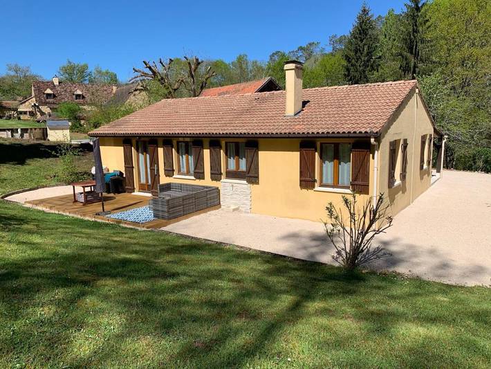 Maison de vacances pour 6 personnes, avec vue ainsi que piscine et jardin