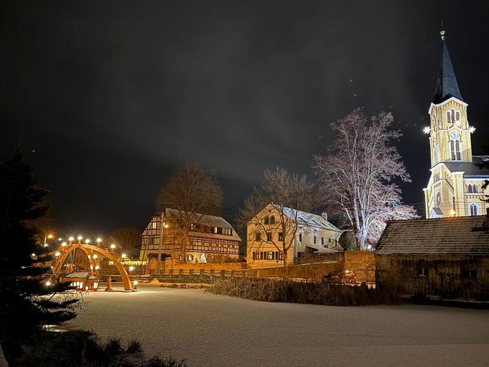Ferienwohnung für 5 Personen, mit Ausblick und Garten sowie Seeblick, mit Haustier in Sächsisches Elbland - 3