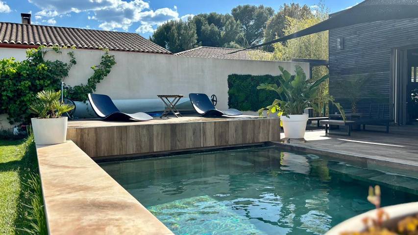 Chalet para 8 personas, con terraza y piscina - 1