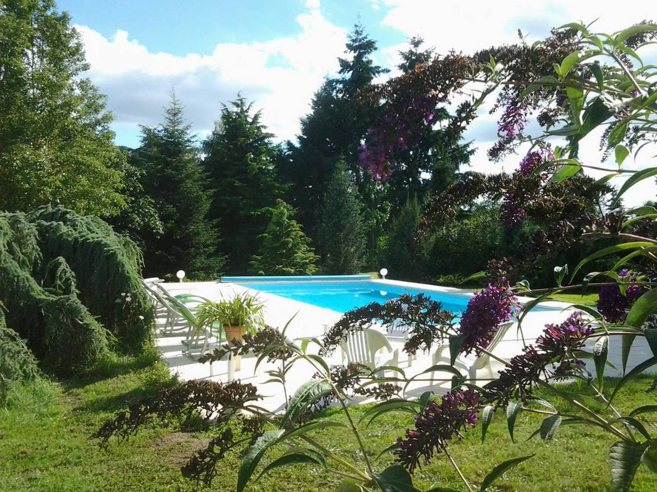 Gîte Luxueux avec Piscine Partagée, Parc Arboré et Activités près de Moulins in Avermes, Allier