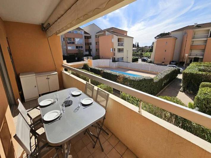 Gîte pour 4 personnes, avec balcon et piscine, animaux acceptés dans Tamaris - 4