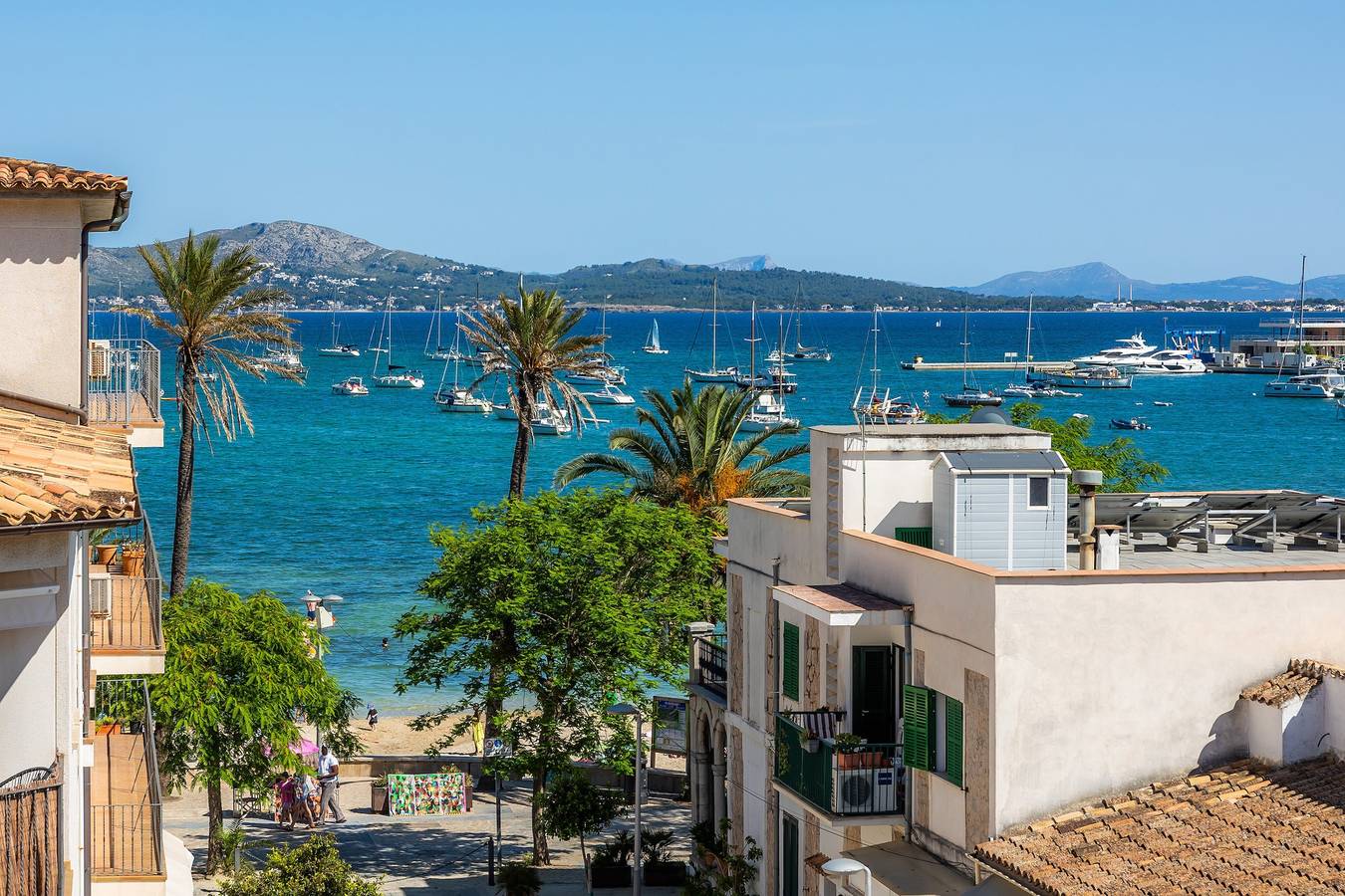 Ganze Wohnung, Ferienwohnung Can Fiol Ii in Strandnähe mit Meerblick, Wlan & Terrasse in Port de Pollença, Pollença