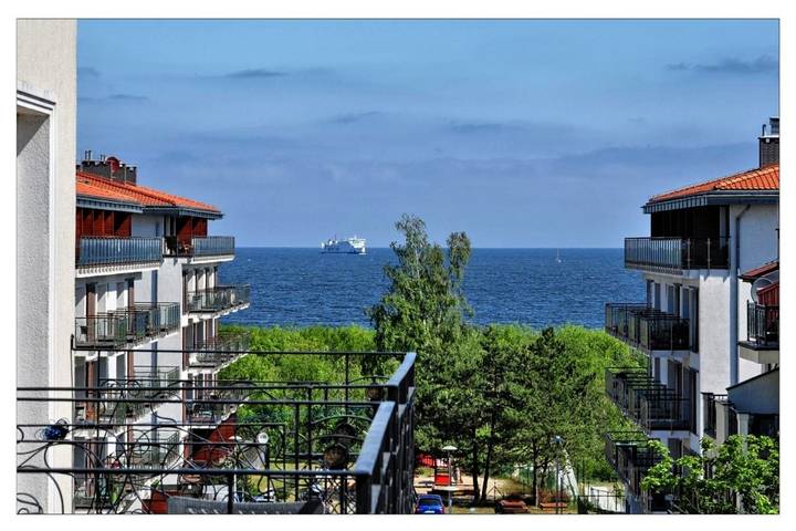 Ferienwohnung für 4 Personen, mit Balkon und Ausblick in Swinemünde - 2