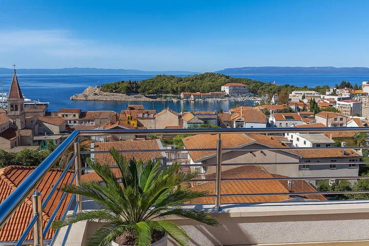 Maison d’hôte pour 4 personnes, avec jardin et vue à Makarska