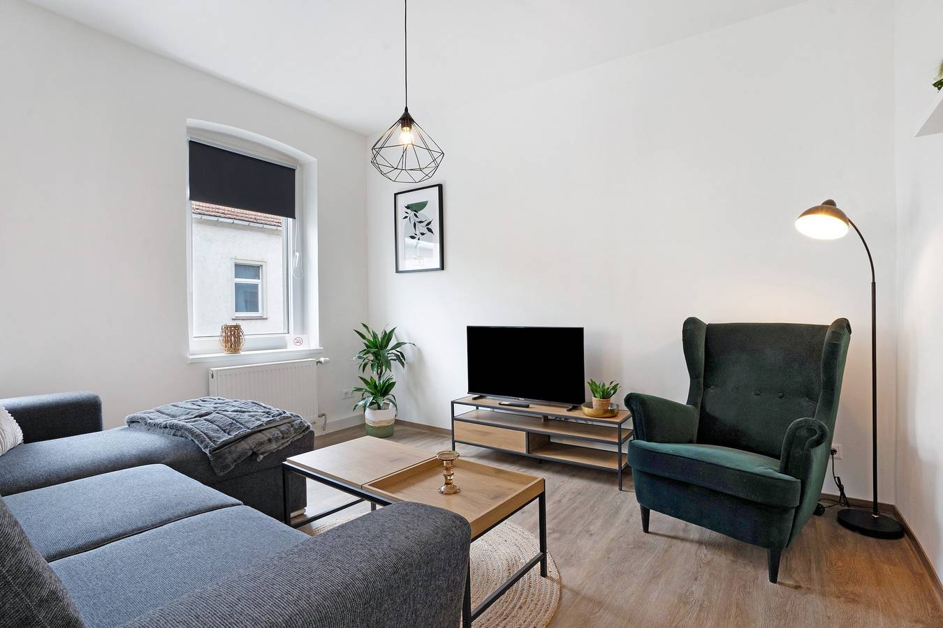 Appartement entier, Appartement 'Ferienwohnung Finsterwalde 2' avec Wi-Fi in Finsterwalde, Naturpark niederlausitzer heidelandschaft (Brandenburg)