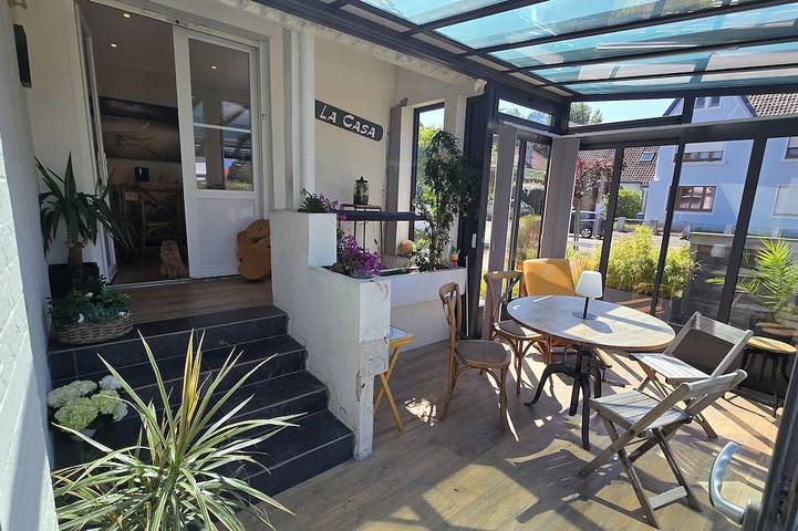 Ferienhaus für 4 Personen, mit Terrasse und Garten, mit Haustier
