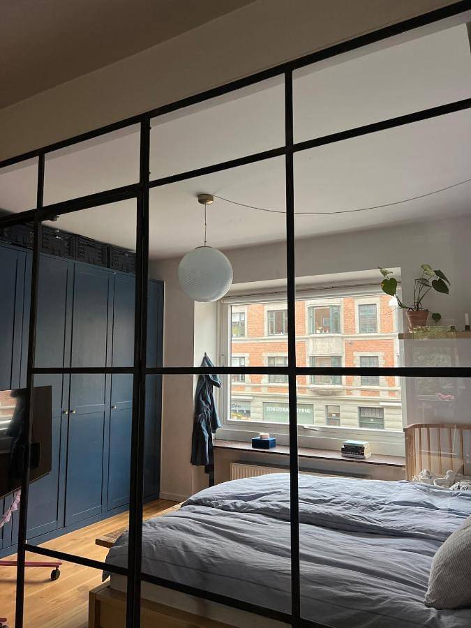 Ferieleilighet for 2 personer, Balkong og Terrasse i tillegg til Hage og Utsikt i Frederiksberg