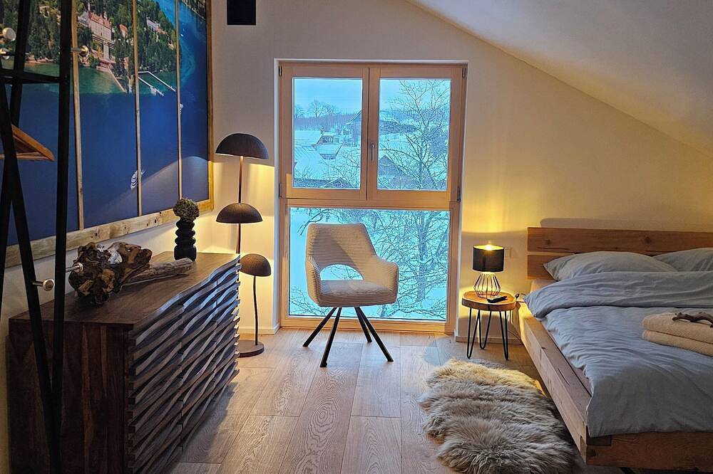 Ganze Wohnung, Penthouse \"Pfänderblick\" Alpenpanorama am Bodensee bei Lindau in Sigmarszell, Bayerisch Schwaben