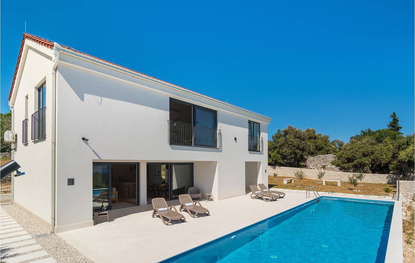 Ferienhaus für 7 Personen mit Pool in Supetar, Brac