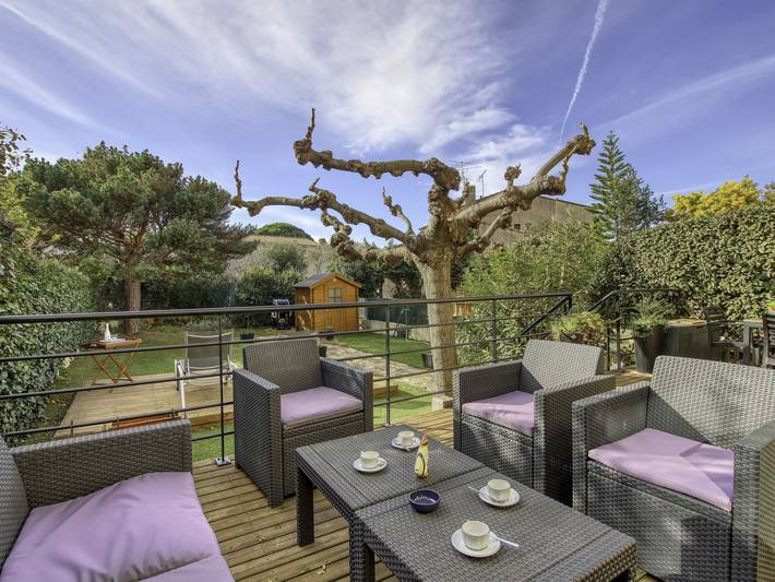 Appartement de vacances pour 4 personnes, avec jardin et terrasse
