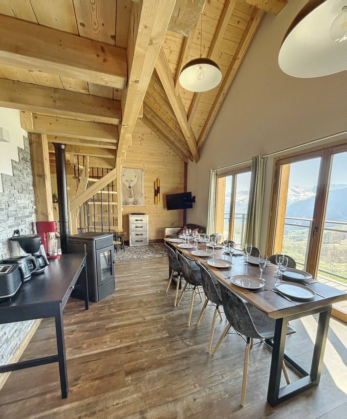 Vakantiehuis voor 14 personen, met Balkon en Sauna in Fontcouverte-la Toussuire