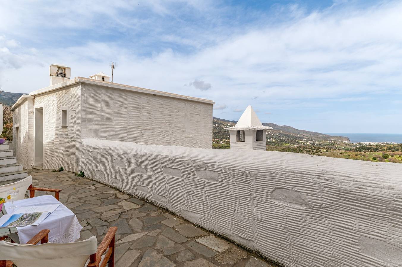 Ganze Wohnung, Ferienwohnung 'Olive Guesthouse Junior' mit Meerblick und Wlan in Fallika, Andros