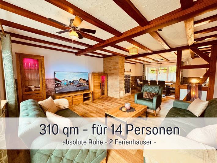 Ganze Wohnung, Ferienhaus Taufstein - Ferienhaus Taufstein 1, 140 qm, 3 Schlafzimmer, max. 6 Personen in Herbstein, Vogelsberg Region