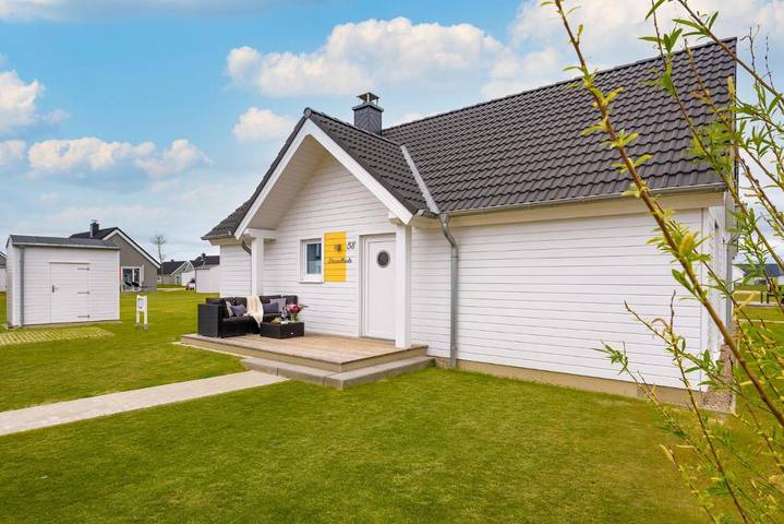 Ferienhaus für 5 Personen, mit Terrasse und Garten sowie Sauna an der Ostsee