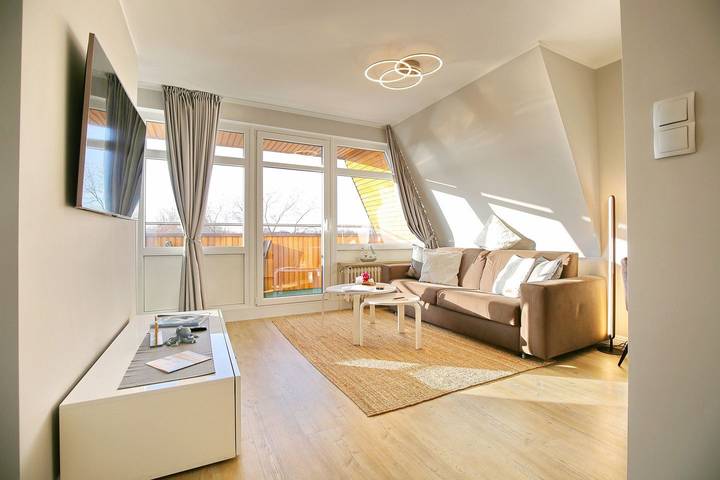 Ferienwohnung für 3 Personen, mit Balkon und Terrasse in Haffkrug