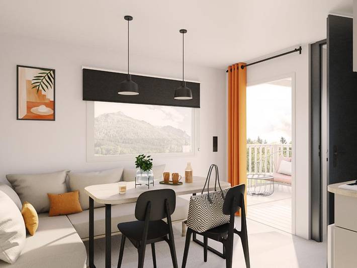 Camping Les Flots-Atlantique Village 2  - Mobilheim 4 personen - Cosy 2 | Clim in Saint-Pierre-d'Oléron, Côte de Beauté