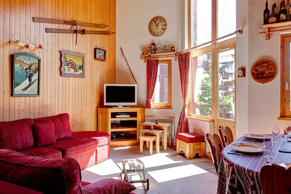 Appartement entier, Duplex lumineux skis aux pieds pour 9 pers, animaux admis in La Tania, La Perrière