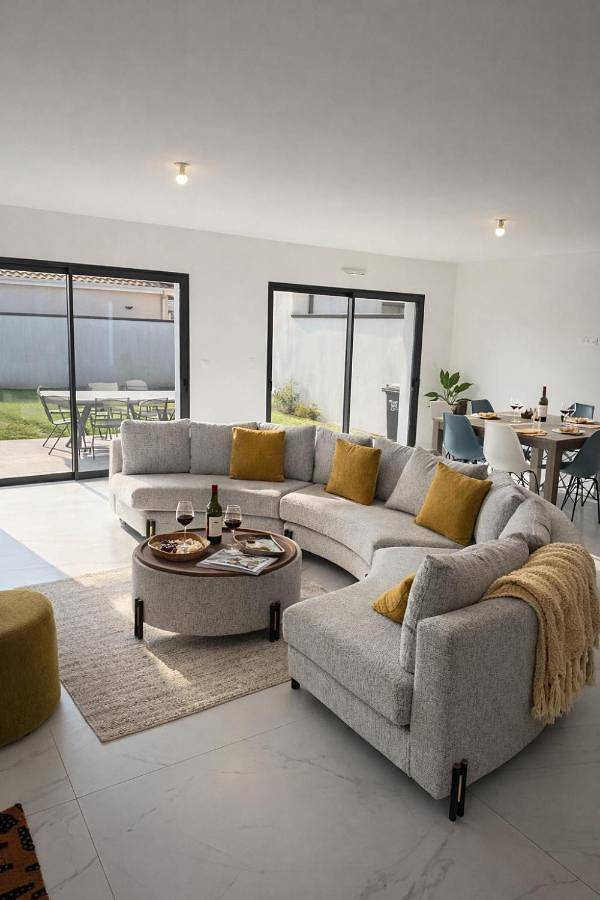 Location de vacances pour 6 personnes, avec jardin à Saint-Julien-de-Concelles