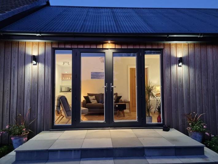 Vakantieappartement voor 4 personen, with tuin and uitzicht as well as terras op Skye