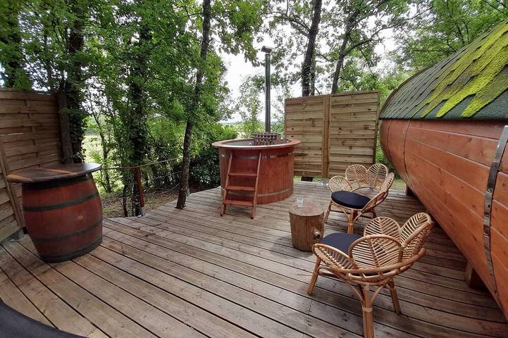 Lodge pour 2 personnes, avec jacuzzi
