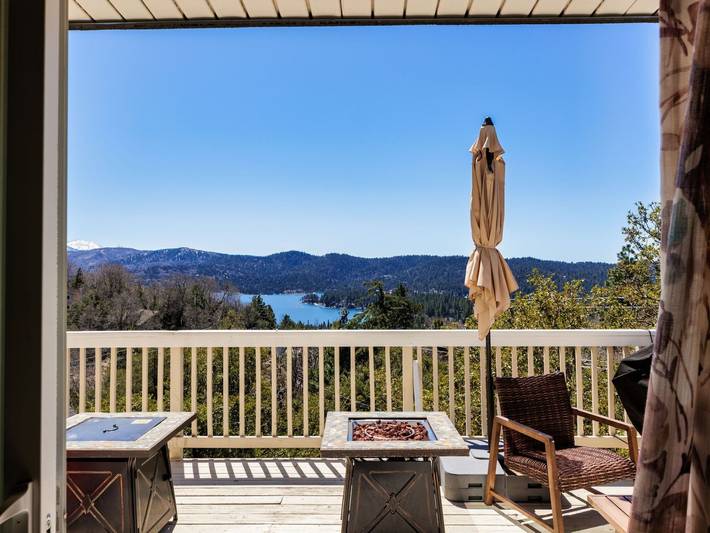 Vacation rental for 4 people, with yard and balcony in Lake Arrowhead