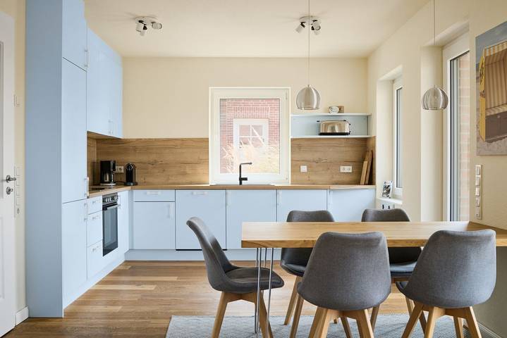 Ferienwohnung für 4 Personen, mit Terrasse und Whirlpool sowie Sauna, mit Haustier in Neßmersiel