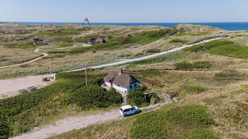 Süßes Häuschen direkt am Strandaufgang in Ulfborg, Holstebro und Umgebung