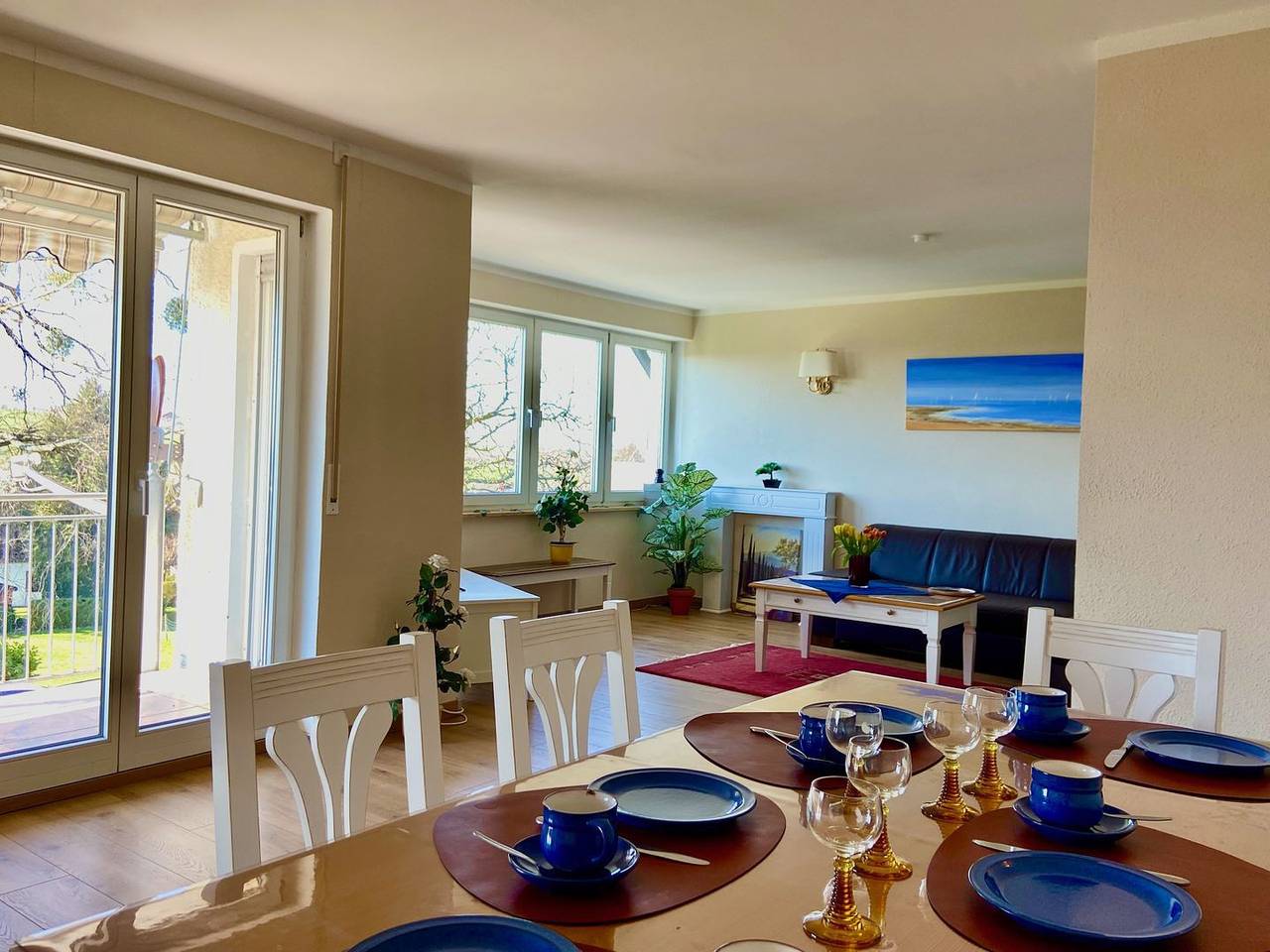 Ganze Wohnung, Ferienwohnung Weinberg Idyll - Traumhafter Blick über Weinberge auf den Bodensee in Lindau, Bayerisch Schwaben