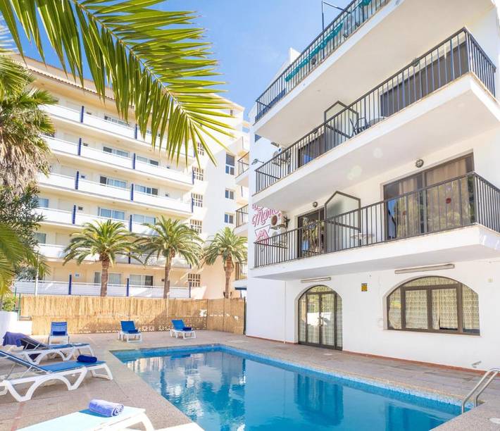 Appart’hôtel pour 2 personnes, avec Balcon ainsi que Terrasse et Piscine à Portocolom