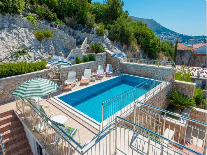 Location de vacances pour 4 personnes, avec piscine en Croatie