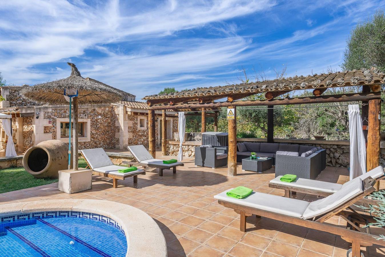 Cas Mostatxet (Sencelles) - Schöne Finca mit privatem Pool, umgeben von einem schönen Garten. Wifi gratis. in Sencelles, Mallorca Inselmitte