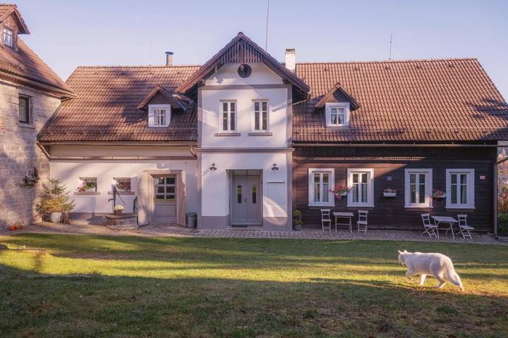 Dom gościnny dla 4 osób, z Taras i Ogród oraz Sauna i Widok w Bedřichov (Jablonec nad Nisou District)