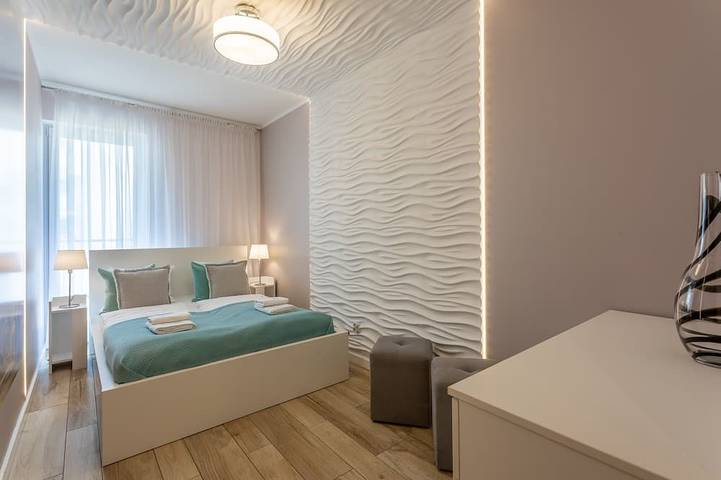 Ganze Wohnung, Ferienwohnung am Meer, Urlaub auf der Insel Usedom, Appartement Bianco 8 in Swinemünde, Stettiner Haff