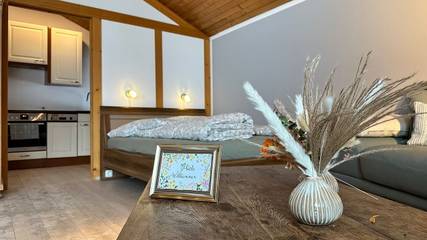 Ferienwohnung für 2 Personen, mit Garten und Balkon in Wieskirche