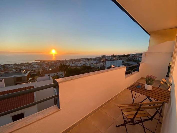 Apartamento de férias para 4 pessoas, com terraço e vista, com animais de estimação em Ericeira