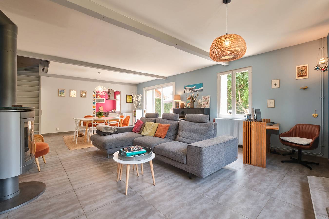 Holiday Home 'Jolie Maison' with Mountain View, Private Terrace and Wi-Fi in Saint-Martin-de-la-Cluze, Vercors