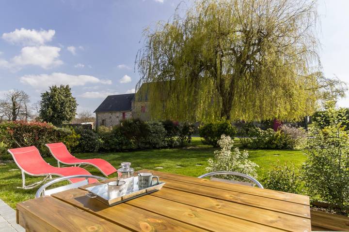 Gîte pour 4 personnes, avec jardin