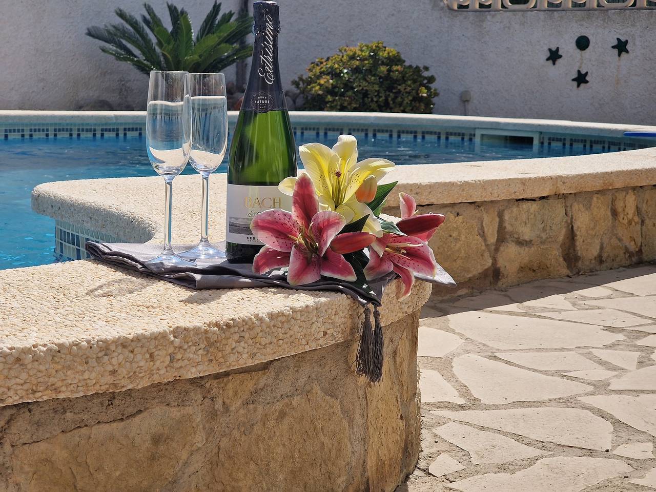 "Marianna“@Marisol: 310m zum Strand, Privat-Pool, A/C, Wifi, Hundestrand in Riumar, Delta de l'Ebre