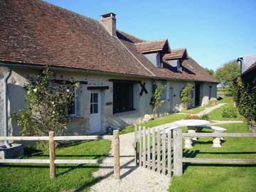 Chambre d’hôte pour 4 personnes, avec vue et jardin, animaux acceptés à Limeray