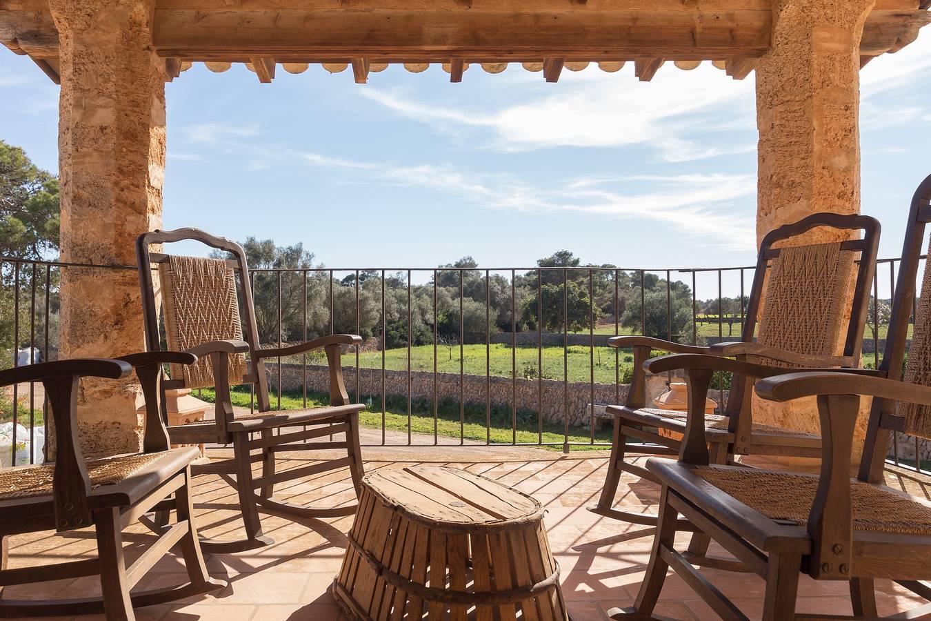 Modernes Ferienhaus Son Grauet mit Pool, Garten, Terrasse und Wlan; Parkplätze vorhanden, Haustiere erlaubt in Llucmajor, Mallorca Süden
