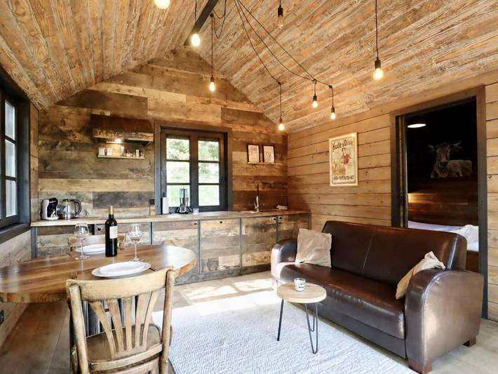 Chalet confortable avec spa et belle vue in Ferrières (Liège), Région de Liège