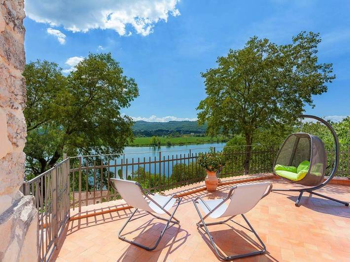 Casa vacanza per 5 persone, con Balcone e Terrazza nonché Giardino e Sauna a Opi