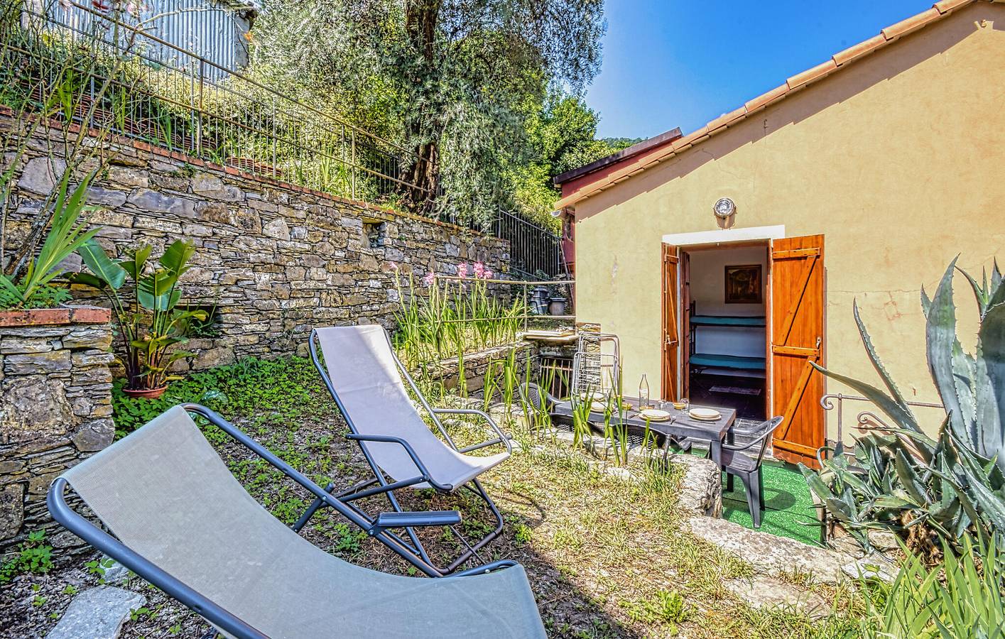 Gemütliche Terrassenwohnung bei Avegno - Parkplatz, Flussblick in Terrile, Uscio