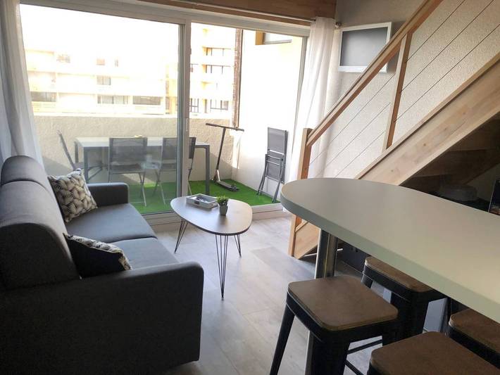 Gîte pour 4 personnes, avec terrasse dans Plage Lydia - 4