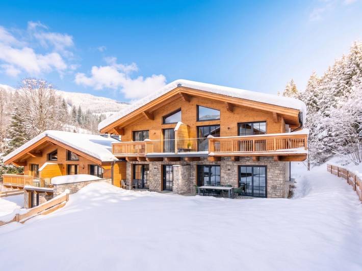 Chalet für 8 Personen, mit Sauna und Terrasse sowie Garten - 1