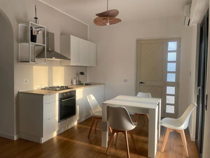 Ferienwohnung für 5 Personen, mit Balkon und Terrasse sowie Garten und Ausblick